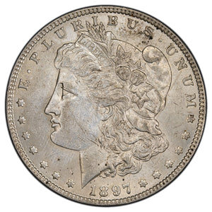 SOLD United States 1897 $1 Morgan Silver Dollar Coin