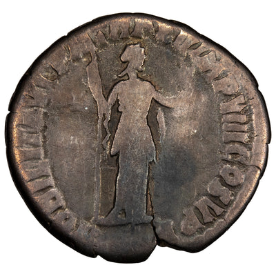 Ancient Rome AD 185 Commodus AR Denarius Coin RIC #139 - 2.55g