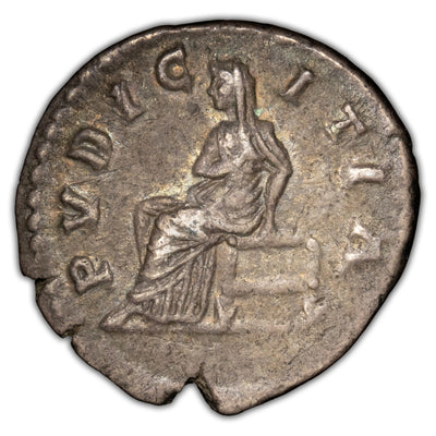 Ancient Rome AD 164-69 Lucilla AR Denarius Coin RIC #781 3.21g - Lovely Patina