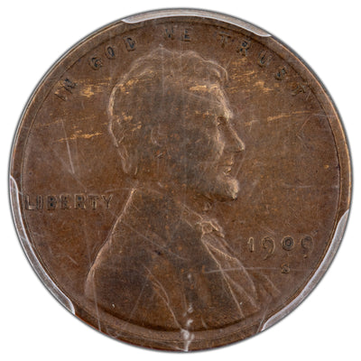 United States 1909-S VDB Lincoln Wheat Cent - PCGS VF-20