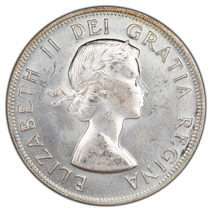 SOLD Canada 1957 50 Cents Half Dollar Silver Coin - Choice Uncirculated