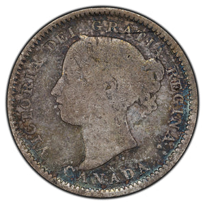 SOLD Canada 1888 10 Cents Dime Silver Coin  - G/VG