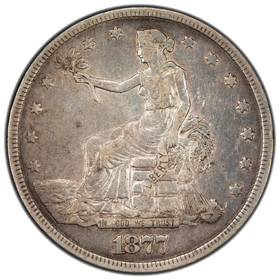 SOLD United States 1877 $1 Trade Dollar Silver Coin