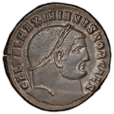 SOLD Ancient Rome AD 297-98 Galerius Heraclea AE Follis Coin RIC #20b 9.65g