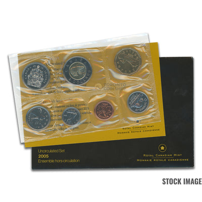 Canada 2005 7-Coin PL Proof-Like Mint Coin Set - Envelope + COA