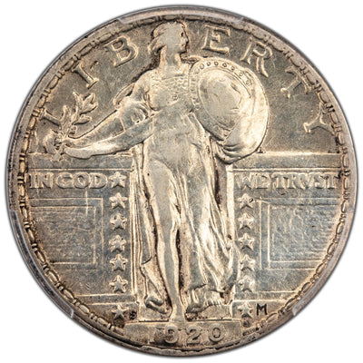United States 1920-S 25 Cents Standing Liberty Quarter - PCGS XF-45
