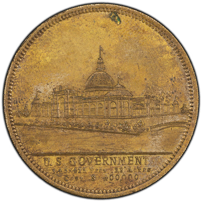 SOLD United States 1893 Chicago Worlds Exposition U.S Government Building Medal HK-182