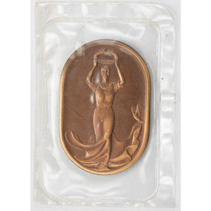 SOLD Johnson Matthey JM VISA 1988 Olympics Copper Bar - Sealed