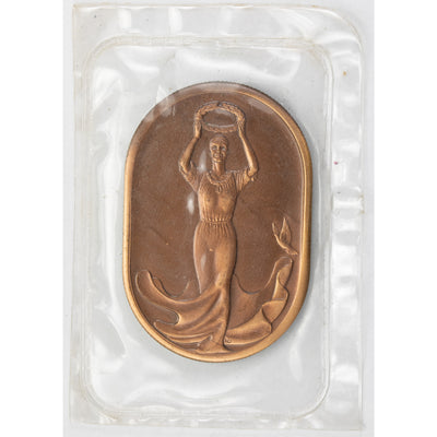 SOLD Johnson Matthey JM VISA 1988 Olympics Copper Bar - Sealed