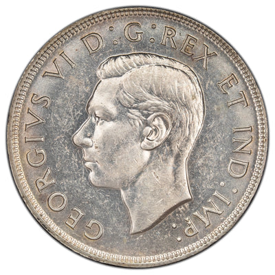 SOLD Canada 1947 Maple Leaf $1 Silver Dollar Coin - Extra Fine