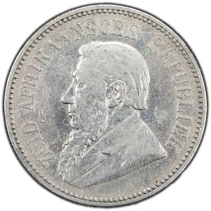 SOLD South Africa 1892 2 1/2 Shillings Silver Coin - Cleaned