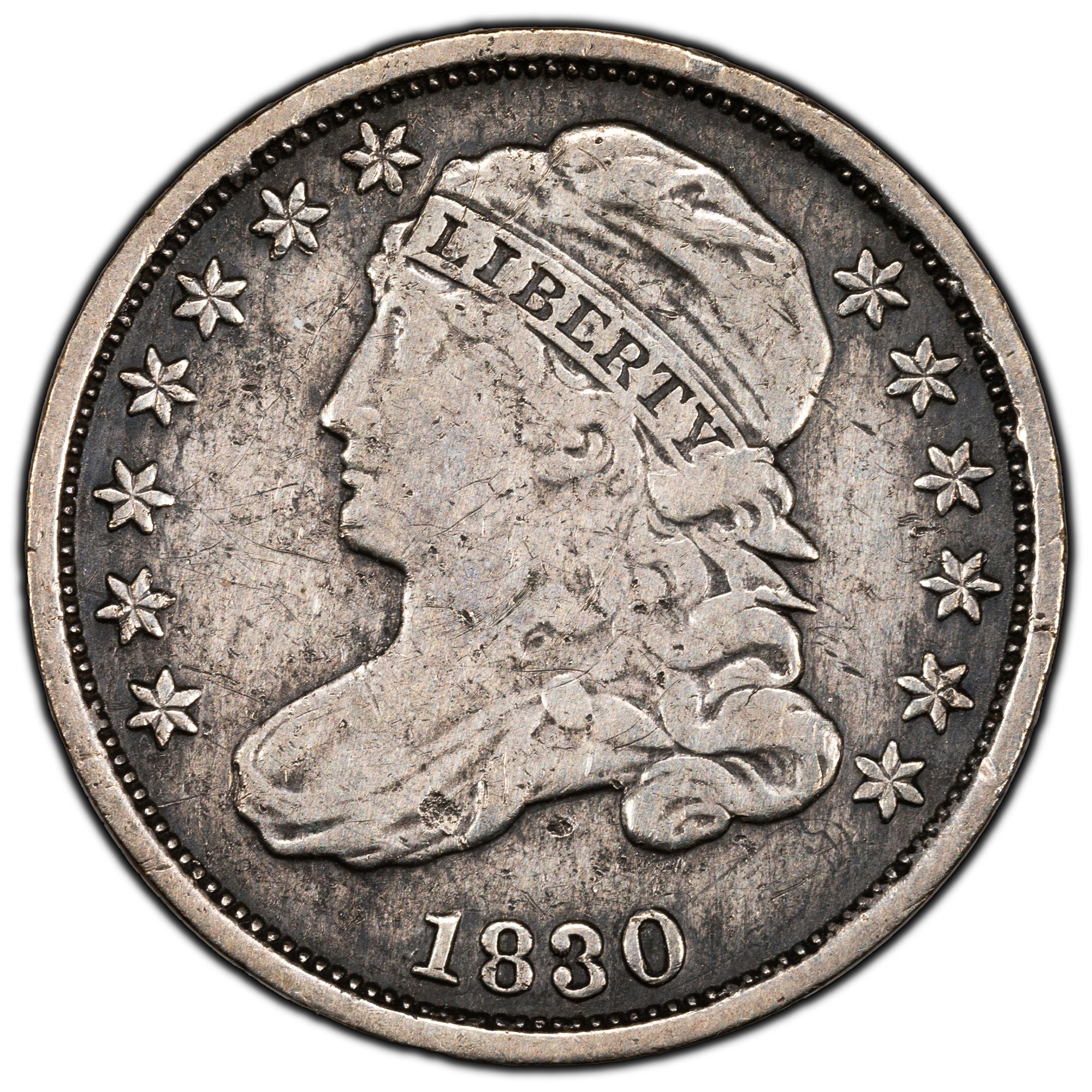 United States 1830 Small 10 Cents Capped Bust Dime Silver Coin - The ...