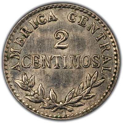 Costa Rica 1903-P 2 Centimos Coin KM #144