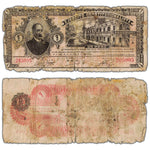 Mexico Ejercito Constitucionalista 1915 1 One Peso Note P #S860 - Filler (large tear)
