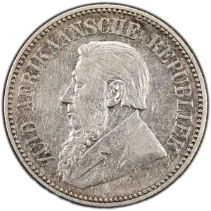 SOLD South Africa 1892 2 1/2 Shillings Silver Coin - Cleaned