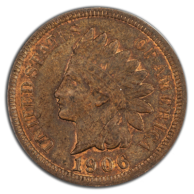 United States 1906 1 Cent Indian Head Coin