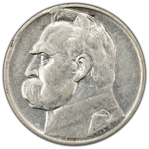 SOLD Poland 1934 Józef Piłsudski 2 Złotych Silver Coin Y #27
