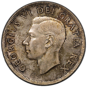 SOLD Canada 1950 $1 Silver Dollar Coin - UNC