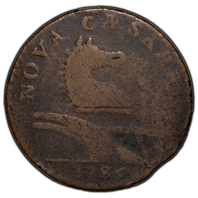 SOLD New Jersey 1786 Mavis 14-J Colonial Copper Coin