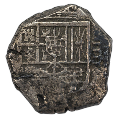 SOLD Spain Felipe IV 4 Reales Cob Silver Coin KM #35