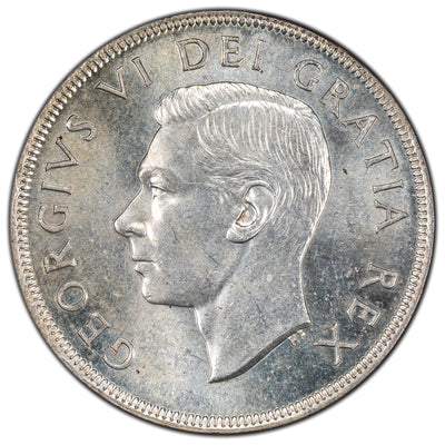 Canada 1949 $1 Silver Dollar Coin - Choice Uncirculated