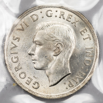 SOLD Canada 1937 $1 Silver Dollar Coin - ICCS MS-64