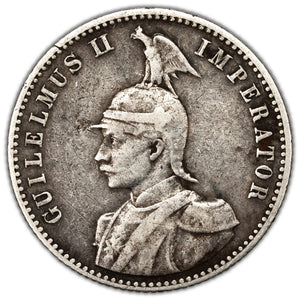 SOLD German East Africa 1907 J 1/2 Rupee Silver Coin