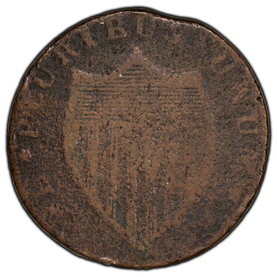 SOLD New Jersey 1786 Mavis 14-J Colonial Copper Coin