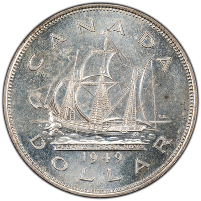 Canada 1949 $1 Silver Dollar Coin - Choice Uncirculated