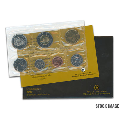 Canada 2006 7-Coin PL Proof-Like Mint Coin Set - Envelope + COA