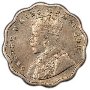 India 1935 Calcutta Mint 1 Anna Coin KM #513