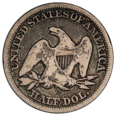 United States 1846 Medium Date 50 Cents Seated Liberty Half Dollar Silver Coin