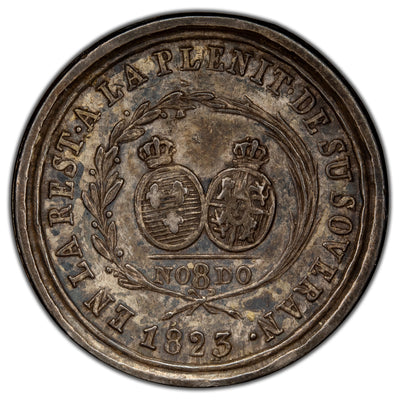 Spain 1823 Restoration of the Absolute Monarchy Silver Proclamation Medal Vives-346