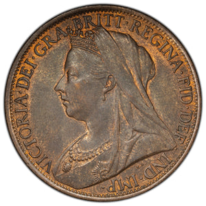 SOLD Great Britain 1898 1d One Penny Coin KM #790