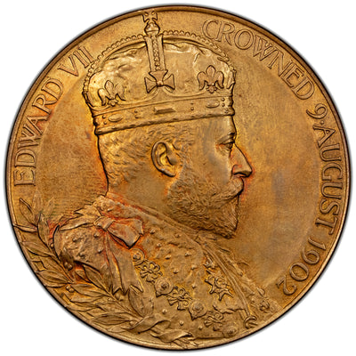 Great Britain 1902 Edward VII 55mm Bronze Medal