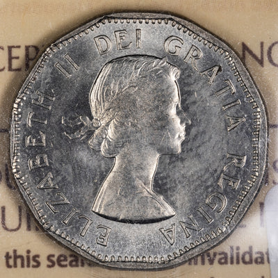 Canada 1960 5 Cents Nickel Coin - ICCS MS-65