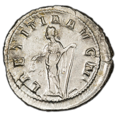 SOLD Ancient Rome Imperial AD 241-3 Gordian III AR Denarius RIC 113