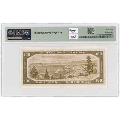 SOLD $100 1954 Bank of Canada Note Devil Face BC-35b - PMG UNC-64 EPQ