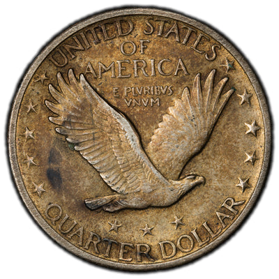 United States 1917 25 Cents Standing Liberty Quarter Silver Coin