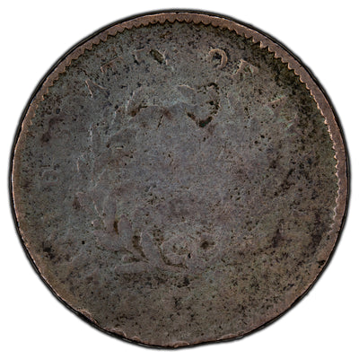 SOLD United States 1794 Normal Head Liberty Cap Half Cent Coin - Damaged Filler