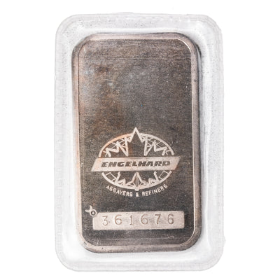 SOLD Engelhard Litton 25 Years 1oz .999 Fine Silver Bar - Sealed