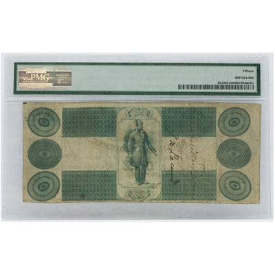 SOLD $1 1836 Banque Canadienne Canada Chartered Note #80-10-02 - PMG F-15