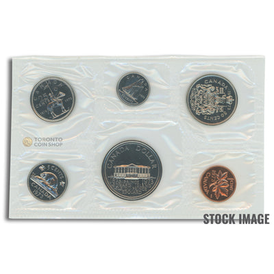 Canada 1973 Large Bust 6-Coin PL Proof-Like Mint Coin Set - Envelope + COA