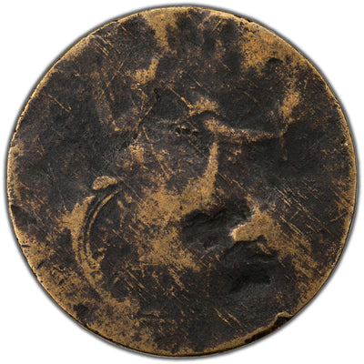 Canada Pre-Confederation 1/2d Half Penny Blacksmith Token BL-10 - Damaged