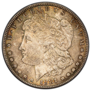 SOLD United States 1881 $1 Morgan Silver Dollar Coin