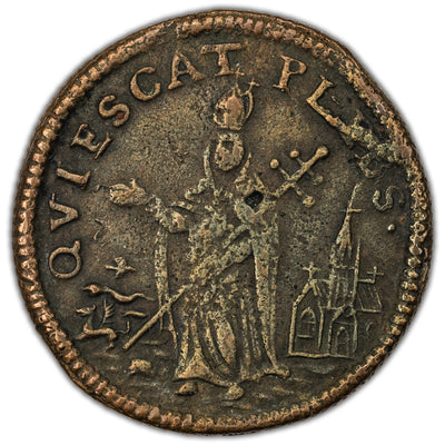 SOLD Ireland c.1628 St. Patricks 1/2d Half Penny Coin S-6569