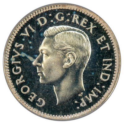 SOLD Canada 1947 Maple Leaf 10 Cents Dime Silver Specimen Coin - PCGS SP-67