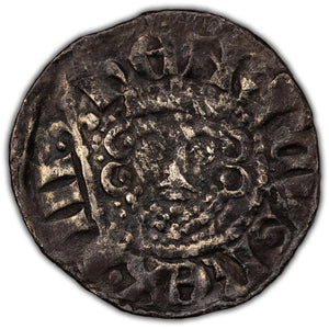 SOLD Great Britain Henry III 1258-1270 Canterbury 1d Penny Hammered Silver Coin Class 5g