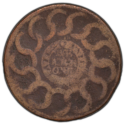 SOLD Untied States 1787 4 Cinq Fugio Cent Newman 8-b