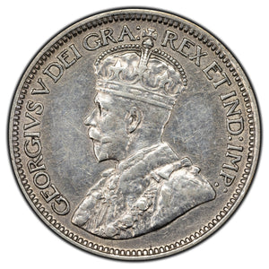 SOLD Canada 1914 10 Cents Dime Silver Coin - VF+ (cleaned)